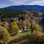 vue aérienne du domaine de la Planche à Viscomtat