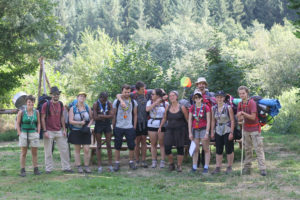 groupe en formation prêt à partir