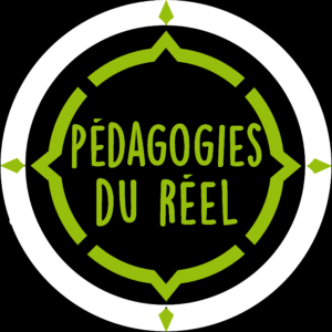 logo pédagogies du réel vert